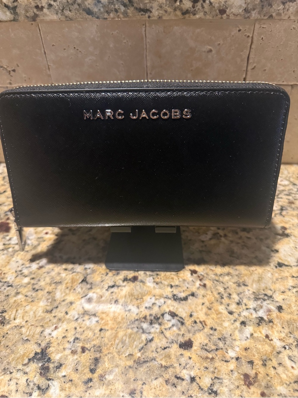 Marc Jacobs long black wallet